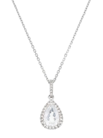 CARATELLI Weißgold-Anhänger "Forlia" mit Diamanten