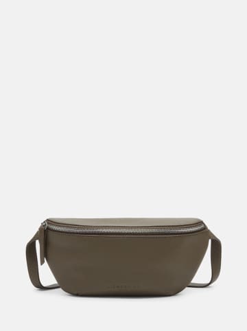 Liebeskind Berlin Leder-Brustbeutel "Tavia" in Khaki - (B)27 x (H)14 x (T)7 cm