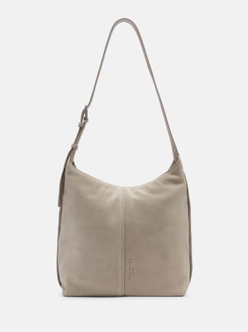 Liebeskind Berlin Leder-Schultertasche "Demi" in Beige - (B)31 x (H)30 x (T)11 cm