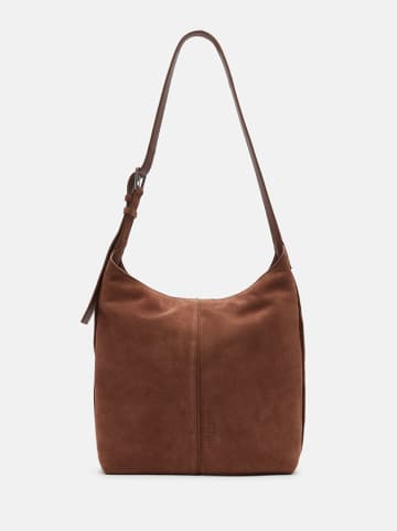 Liebeskind Berlin Leren schoudertas "Demi" lichtbruin - (B)31 x (H)30 x (D)11 cm