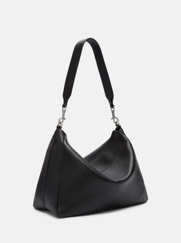 Liebeskind Berlin Leder-Schultertasche "Abigail" in Schwarz - (B)32 x (H)24 x (T)13 cm