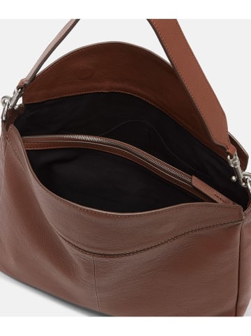 Liebeskind Berlin Leder-Schultertasche "Abigail" in Hellbraun - (B)32 x (H)24 x (T)13 cm