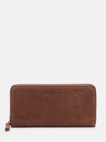 Liebeskind Berlin Leren portemonnee lichtbruin - (B)19 x (H)9 x (D)2 cm
