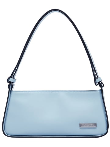 Liebeskind Berlin Skórzana torebka "Crossbody S" w kolorze błękitnym - 28 x 12 x 9 cm