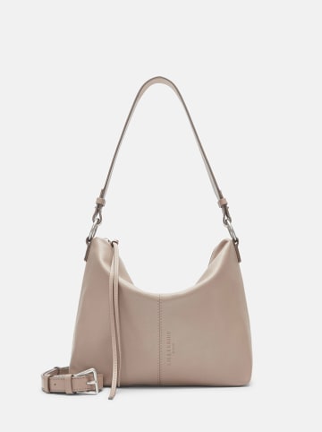 Liebeskind Berlin Leder-Schultertasche "Aissa" in Taupe - (B)25 x (H)25,5 x (T)12 cm