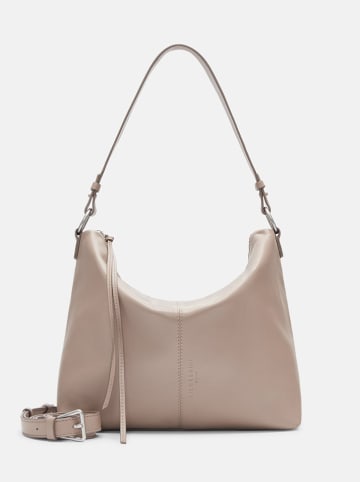 Liebeskind Berlin Leder-Schultertasche "Aissa" in Taupe - (B)25 x (H)25,5 x (T)12 cm