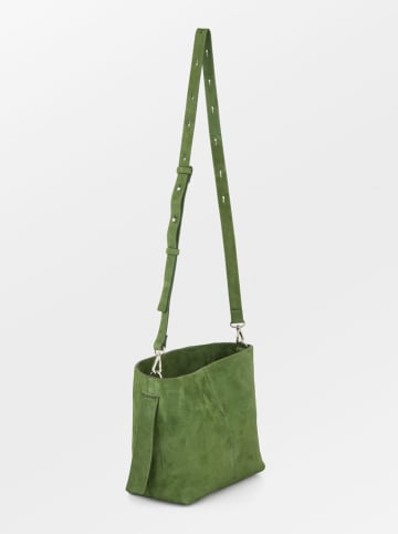 Becksöndergaard Leren handtas "Fraya" groen - (B)24 x (H)22 cm