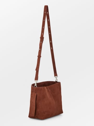 Becksöndergaard Skórzana torebka "Fraya" w kolorze brązowym - 24 x 22 cm