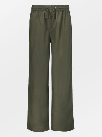 Becksöndergaard Spodnie przeciwdeszczowe "Solid Maggie" w kolorze khaki