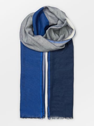 Becksöndergaard Szal "Kikko" w kolorze granatowo-szarym - 200 x 100 cm