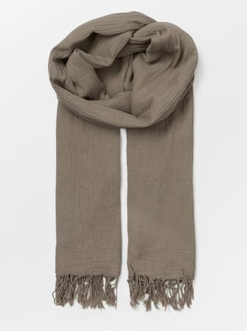 Becksöndergaard Schal "Ilona" in Taupe - (L)200 x (B)100 cm