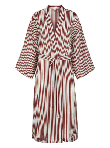 Becksöndergaard Kimono "Aita Luelle" in Braun/ Weiß