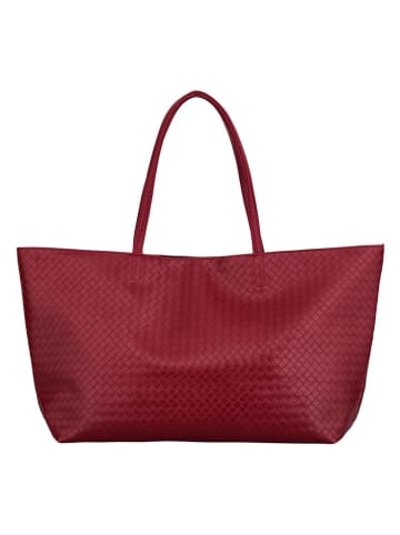Becksöndergaard Schultertasche "Lottie" in Bordeaux - (B)40 x (H)30 x (T)15 cm