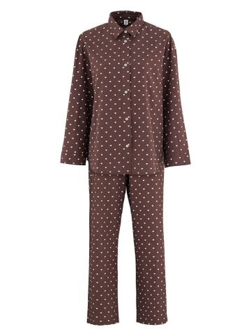Becksöndergaard Pyjama in Braun/ Braun