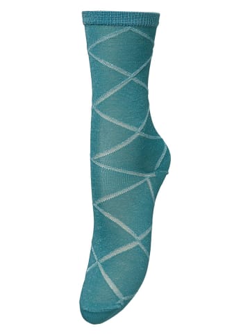 Becksöndergaard Socken "Diamond Glitter" in Türkis