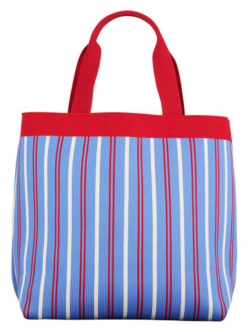 Becksöndergaard Torebka "Lillian" w kolorze niebiesko-czerwonym - 35 x 35 x 15 cm