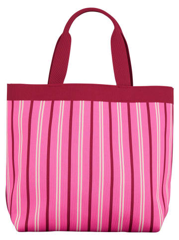 Becksöndergaard Schultertasche "Lillian" in Pink/ Rot - (B)35 x (H)35 x (T)15 cm