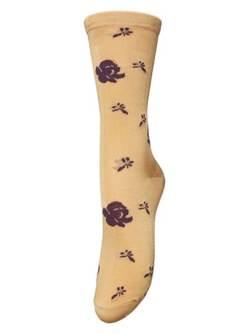 Becksöndergaard Socken "Riora" in Gelb