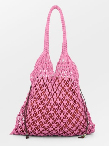 Becksöndergaard Torebka "Cera" w kolorze jasnoróżowym - 36 x 36 cm