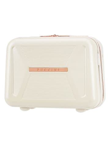 Puccini Beautycase "Malibu" in Creme - (B)34 x (H)26 x (T)16 cm
