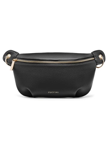 Puccini Saszetka w kolorze czarnym - 26 x 14 x 8 cm