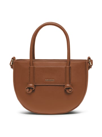 Puccini Henkeltasche in Hellbraun - (B)27 x (H)20 x (T)9 cm