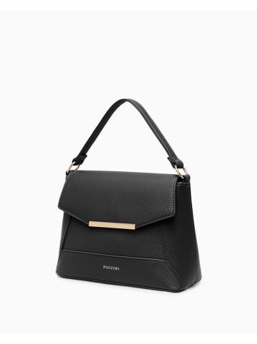 Puccini Henkeltasche in Schwarz - (B)25 x (H)19 x (T)10 cm