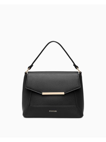 Puccini Henkeltasche in Schwarz - (B)25 x (H)19 x (T)10 cm