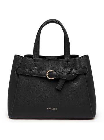 Puccini Henkeltasche in Schwarz - (B)37 x (H)27 x (T)15 cm
