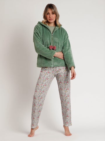 admas Fleece vest groen