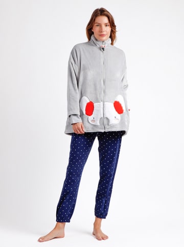 admas Fleece vest lichtgrijs