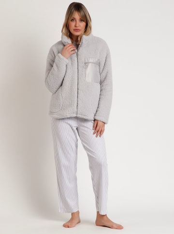 admas Fleece vest lichtgrijs