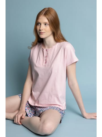 admas Pyjama in Rosa/ Blau