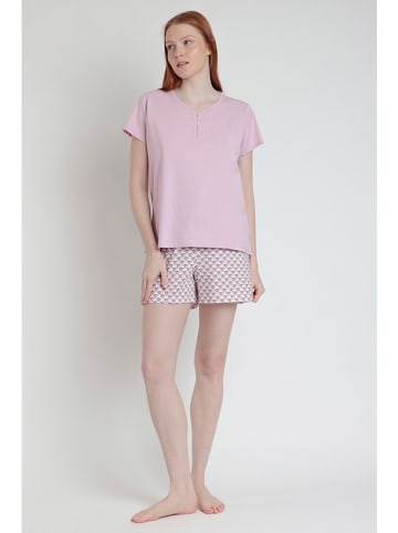 admas Pyjama in Rosa