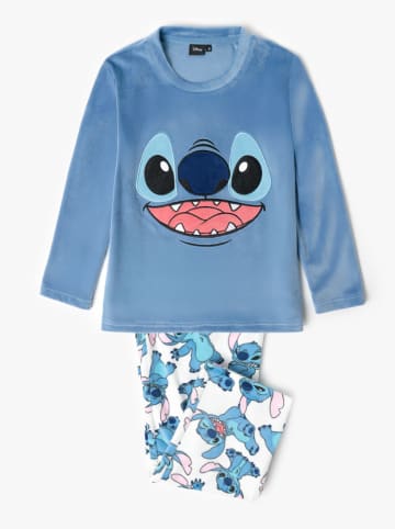 Disney Pyjama "Disney" in Blau/ Weiß