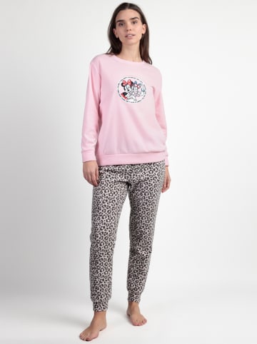 Disney Pyjama "Disney" in Rosa/ Schwarz