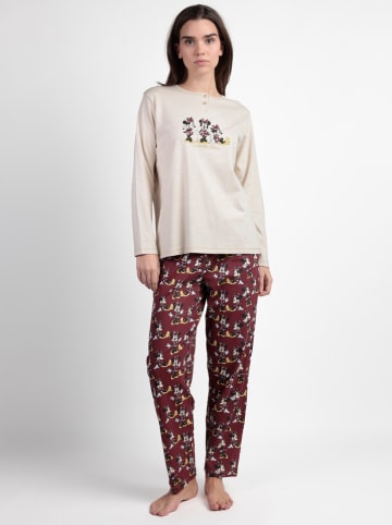 Disney Pyjama "Disney" beige/rood