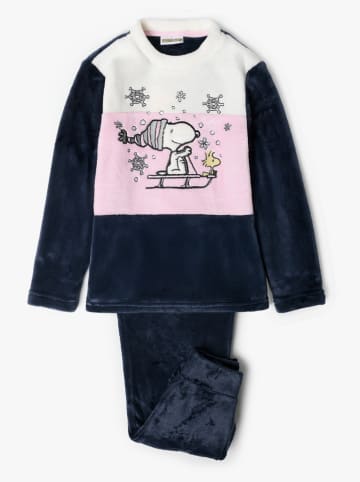 Peanuts Pyjama "Peanuts" donkerblauw/lichtroze