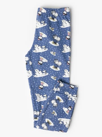 Peanuts Pyjama "Peanuts" wit/blauw