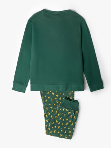 Peanuts Pyjama "Peanuts" in Grün