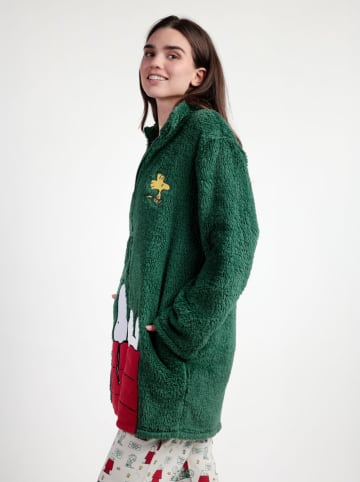 Peanuts Fleecejacke "Peanuts" in Grün