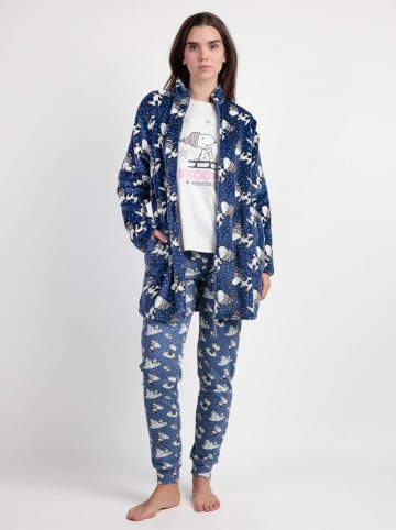 Peanuts Kurtka polarowa "Peanuts" w kolorze granatowym