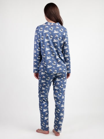 Peanuts Pyjama "Peanuts" in Blau