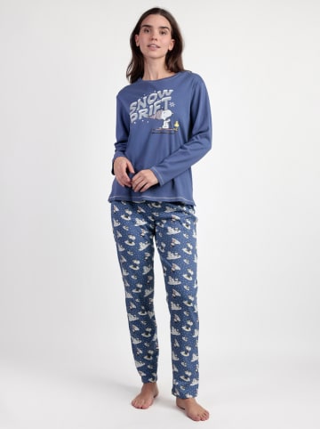 Peanuts Pyjama "Peanuts" in Blau