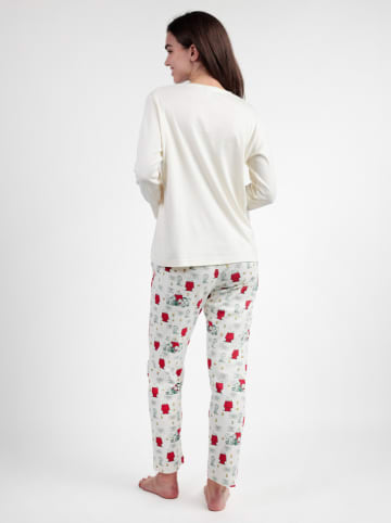 Peanuts Pyjama "Peanuts" crème/rood