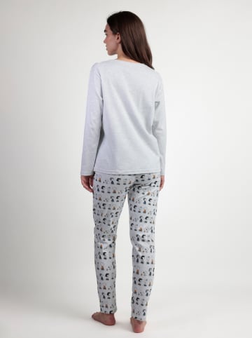 Peanuts Pyjama "Peanuts" lichtgrijs
