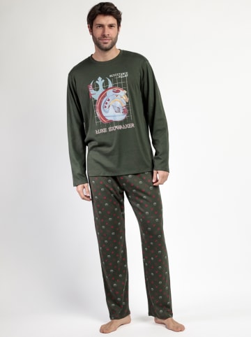 Star Wars Pyjama "Star Wars" donkergroen