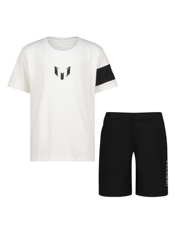 Messi Pyjama in Schwarz/ Weiß