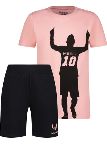 Messi Pyjama in Rosa/ Schwarz