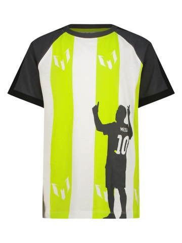 Messi Shirt wit/geel/antraciet